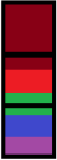 RGB colour map - Proportional